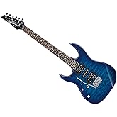 IBANEZ GIO Elektrikli Gitar 6 String Solcu - Şeffaf Mavi Patlama (GRX70QAL-TBB)