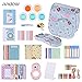 Produktbild Andoer 14 in 1 Zubehör Kit für Fujifilm Instax Mini 8/8 + / 8s mit Kameratasche / Gurt / Aufkleber / Selfie Objektiv / 5 * Farbfilter / Album / 3 Arten Filmtisch Rahmen / 10 * Wandhänge Rahmen