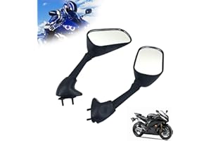 IUVWISN Espejos Moto Retrovisores laterales Espejo Integrado para YZF R6 1998-2005 YZF R6S 2006-2008 YZF R1 2000-2001