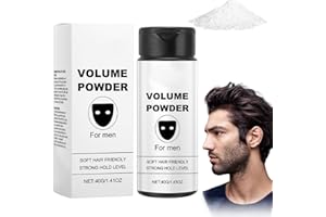 OIXYAZ Texturpuder für Männer,Black Mask Volume Powder,Based Texture Powder, Haarstyling-Pulver Mit Textur, Volumen Puder Haare mit Mattem Effekt, Haarpuder für Männer