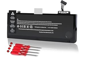 BIUBOTY Batterie pour Macbook Pro 13 Mid 2012 2010 2009 Early & Late 2011 Battery A1278 A1322 pour Apple Mac Book Pro MB990LL/A MB990CH/A MB990J/A 661-5229 661-557