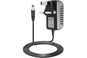 SELURK 9V 1A Guitar Pedal Power Supply Adapter Compatible with BOSS PSA-120S,DB-66/88,TU-Series,DR-Series,FC-Series,SH-101,SP-202,TR-626,RC-30, Power Supply for Guitar Pedals Piano Keyboards, 5.5x2.1mm