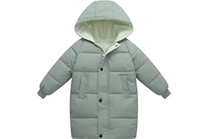 amropi Mantel Kinder Mädchen Jacke mit Kapuze Winterjacke Wintermantel Kinderjacke für 2-10 Jahre