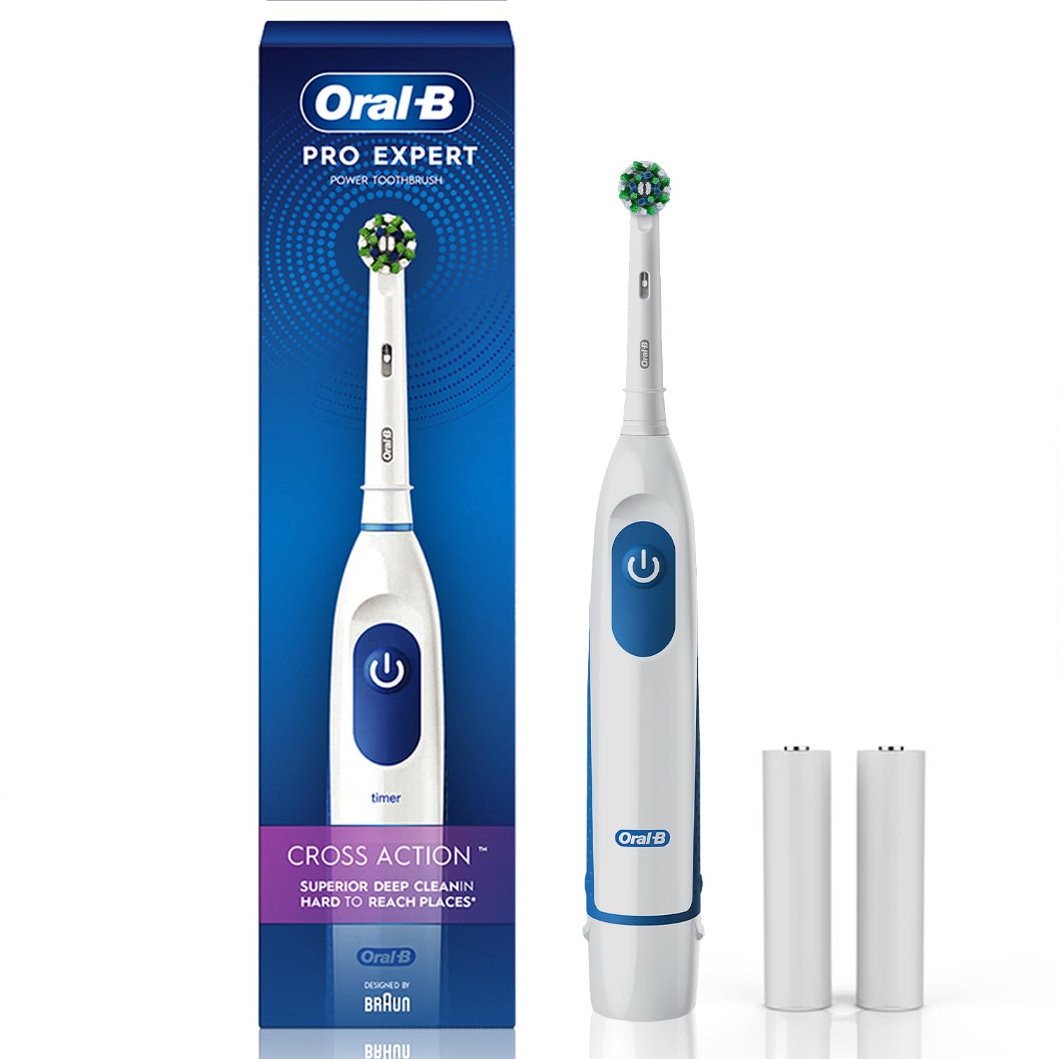 Oral B Pro Expert Electric Toothbrush – Battery Operated with replaceable brush head