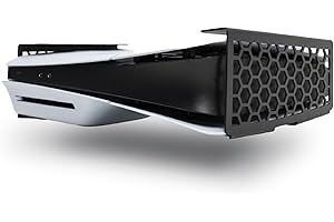 GLISTCO Stealth Mount für PlayStation 5, Untertisch-Konsolenhalterung mit Lüftungskanälen, platzsparendes Design (Slim PS5)