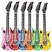 Produktbild 6x Aufblasbare Luftgitarre Rockstar Air-Guitar Luft Gitarre Gitarren aufblasbar 100cm