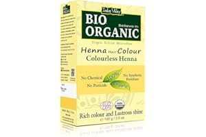 ‎INDUS VALLEY Indus Valley Bio Organic 100% reine und natürliche Henna-Haarfarbe (COLOURLESS)