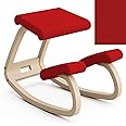Varier Variable Seduta Ergonomica, Legno, Rosso