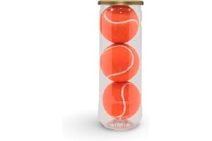 PRICE OF BATH Price's 3 farbige Padelbälle in einer Tube – Bunte Filz-Padelbälle – langlebig und langlebig – hergestellt in Großbritannien