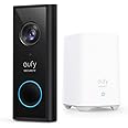 eufy security, Kabellose Video Türklingel mit Akku, 2K HD, Türklingel mit Kamera, Gebührenfrei, smarte Personenerkennung, bei