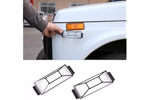 DIYUCAR Lot de 6 protections pour phares avant et arrière en alliage d'aluminium pour décoration de voiture NIVA