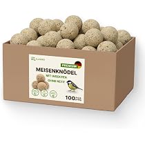 Pfiffikus Meisenknödel Ohne Netz – 50 Stück Im Karton – Hochwertiges Wildvogelfutter Mit Insekten, Erdnüssen & Beeren – Energiereich – 100 % Made In Germany