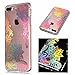 Produktbild TPU Hülle für Plus, für iPhone 8 Plus / iPhone 7 Plus (Nicht für 8/7), Silikon Gel Handyhülle Ultra Dünn Case für Plus, Schutzhülle Transparent Hülle Slim Cover Blumen Muster Bling Luxus Cool für iPhone 8 Plus / iPhone 7 Plus, ZCRO Weich Silikon Durchsichtig Crystal Klar TPU Schale Bumper Silikonhülle Flexibel Backcover Etui Tasche Silicone Case Elegant Handy Hüllen für iPhone 8 Plus / iPhone 7 Plus (Blume)