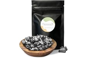 Karelian Heritage Elite Shungite Stones for Water Purification & Filtering 0.1 lb | 0.03-0.1 oz per Stone | Certified Authentic Shungite Rocks from Karelia | Jewelry Making Noble Shungite REB5