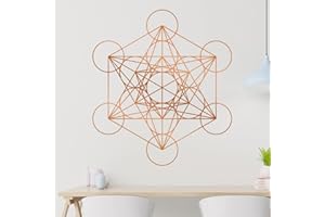 HAUPTSACHEBEKLEBT KIWISTAR Metatrons Sticker mural en 6 tailles – Sticker mural – Décoration de cuisine, salon, chambre à coucher, salle de bain