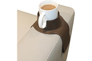 HIT PRODUCTS CouchCoaster - il portabicchiere ideale per il tuo divano, Marrone moka