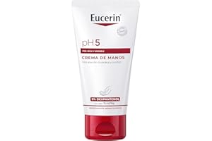 Eucerin pH5 Crema de manos (75 ml), crema hidratante reparadora para manos secas y agrietadas, hidratación duradera de rápida absorción, con Dexpantenol, para piel seca y sensible