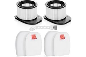 HOUSEMAX 2 HEPA Post Filters and 2 Foam & Felt Filters for Shark Stratos Anti Hair Wrap Cordless Stick Vacuum Cleaner IZ400 IZ420 IZ400UK IZ400UKT IZ400UKTBK IZ420UKT IZ402UKTSB