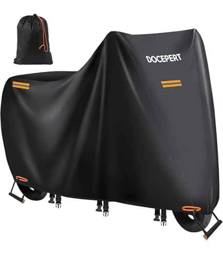 Housse Moto 100% Étanche JDC Ultimate Rain - Protection Robuste Avec Panneaux Anti-Chaleur Pour Top Case