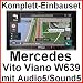 Produktbild Komplett-Set Mercedes Vito Viano W639 Pioneer AVIC-F88DAB Naviceiver mit mit Digitalradio und Bluetooth Freisprecheinrichtung Apple CarPlay Android Auto USB DVD