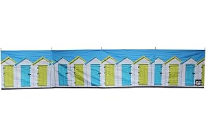 OLPRO Outdoor Leisure Products Wooden Pole Patterned Windbreaks