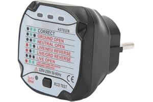 SEAFRONT Tester Gniazd Wtykowych Tester Gniazdek Wykrywacz Gniazdek Wykrywacz Obwodów Elektrycznych