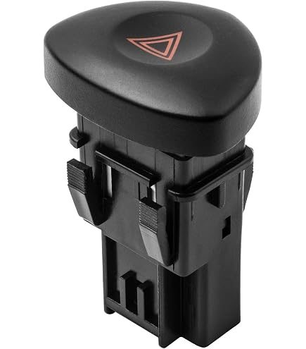 TarosTrade Interrupteur Lumières D'Avertissement 8200442723 - Compatible Renault Clio 1998-2001 Et Kangoo 2003-2008