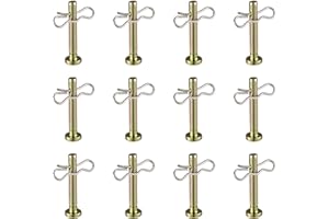 lasuroa 12 Pièces Goupilles de Cisaillement et 12 Goupilles Fendues pour Souffleuse à Neige, 738-04124A 714-04040 Remplacement Compatible avec Craftsman Cub Cadet MTD Troy-Bilt Souffleuses à Neige