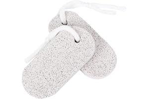 WMUVAZA Bimsstein Fußpflege, 2 Stück Bimsstein Hornhautentferner, Natur Bimsstein, Lavastein Fußpflege Hornhaut, Pumice Stone für Hornhaut undHautverhärtungen Entfernung, mehrfarbig