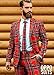 Produktbild Erwachsenen Mens Red Tartan Holzfäller Oppo Anzug Kostüm XXXL (EU62 UK52)