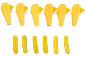MOMOALA 12Pcs Yellow Tyre Changeur De Pneu Mount Head Duckhead Insert Rim Protector