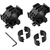 Anelli Di Montaggio 34 Mm - Per Guide Picatinny 20 Mm, Basso Profilo 15 Mm - Foto 7