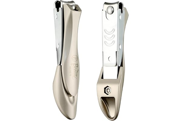 Beaut Secrets Curved Nail Cutter With Nail File, Anti-Splash Design, Stainless Steel, Ideal for Fingernail and Toenail, Ingrown Toe Nail Remover, Nail Clipper for Men Women (Premium 16A)