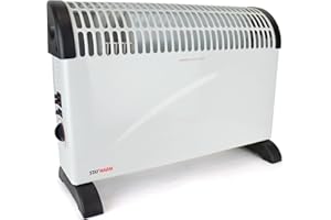 StayWarm 2000w Convector Heater with Fan Assist / 3 Heat Settings and Cool Blow/Frost Watch - White - F2406WH