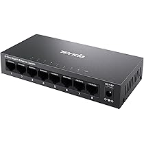 TENDA Switch de bureau maison 8 Ports Gigabit 10/100/1000