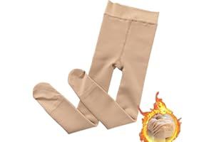 Yeeteepot Collant Bambine e Ragazze Termici Calzamaglia Inverno Caldo Leggings Spessi Foderati Pantalone Morbido Elastico Pantyhose