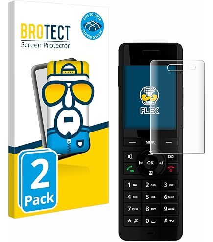 Brotect AirGlass Pellicola Protettiva In Vetro Ibrido Per AVM FRITZ!DECT 302 (6 Pezzi) - Durezza 9H, Anti-impronta, Made In Germany - 2