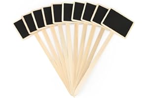 ‎KINGLAKE KINGLAKE 24 cm Pflanzschilder Holz Holzschilder zum Beschriften, 20 Stück Pflanzen Beschriftungsschilder, Hochbeet Pflanzenbeschriftung, Pflanzenstecker Kräuter Schilder für Garten Draußen Wetterfest