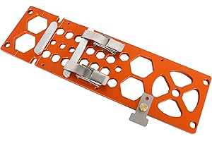 Elektrische Kreissägen-Führungsschienenklemme,CEIEVER rechtwinkliges Führungsschienen 260 * 88mm kompatibel mit Makitas- oder Festool-Schienensägen,für Graviermaschinen (340 * 88 * 8mm-2)