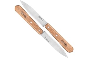 Opinel Zestaw 2 noży do obierania nr 102 - węgiel