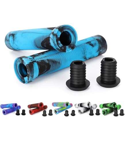 Manopole Per Bici In Gomma Morbida - 1 Paio | Antiscivolo, Per BMX E MTB, Diametro 22.2mm - Foto 11