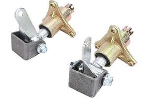 ‎KIMISS KIMISS Go Kart Vordere Lenkung Spindel Knöchel und 3 Studenthub -Radnaben für 6 -Zoll -Reifen ATV Quad -Fahrrad