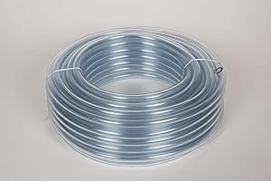SEB ENTERPRISES 4mm ID - 6mm OD Clear PVC Flexible Hose Pipe for Aquarium Pond Fuel Oil Water Hose Air Pump UK! (4)