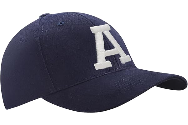 4sold Chapeau 3D en coton bleu marine réglable pour enfant garçon fille