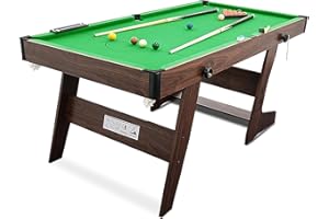 ‎HLC HLC Billardtisch klappbar mit kompletten Zubehör DREI Farben, für Ihre Familie und ihre Kinder 183 * 91.5 * 79 cm grün