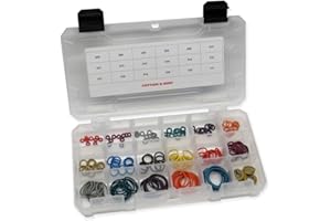 Captain O-Ring LLC Players Kit Jr Color Coded Master Paintball Oring Kit18 Sizes 180 Orings
