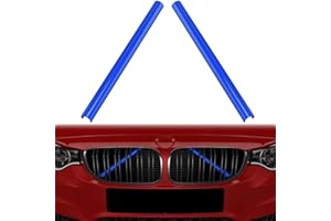 YZYUN Front Grill Insert for F30 F32, Strip Radiator Grill Inserts Trim Compatible with BMW 3 Series 4 Series 2012-2019, F32 F30 320 328 330 335 428 435 (Blue)