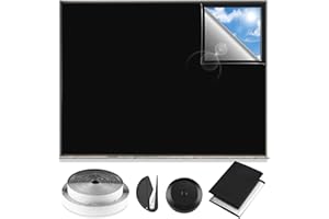 KANYUNCD Portable Blackout Blind 500x145cm, 100% Blackout Material for Any Window Cut to Size Blackout Material Temporary Blackout Blinds Stick On Window