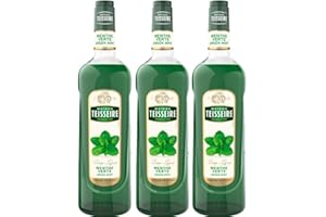THE SIROP SHOP Pack de 3 sirops de menthe verte Teisseire qualité professionnelle - 3 x 1L