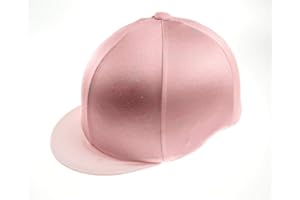 Capz - Plain Cap Horse Riding Hat Cover Lycra Pale Pink